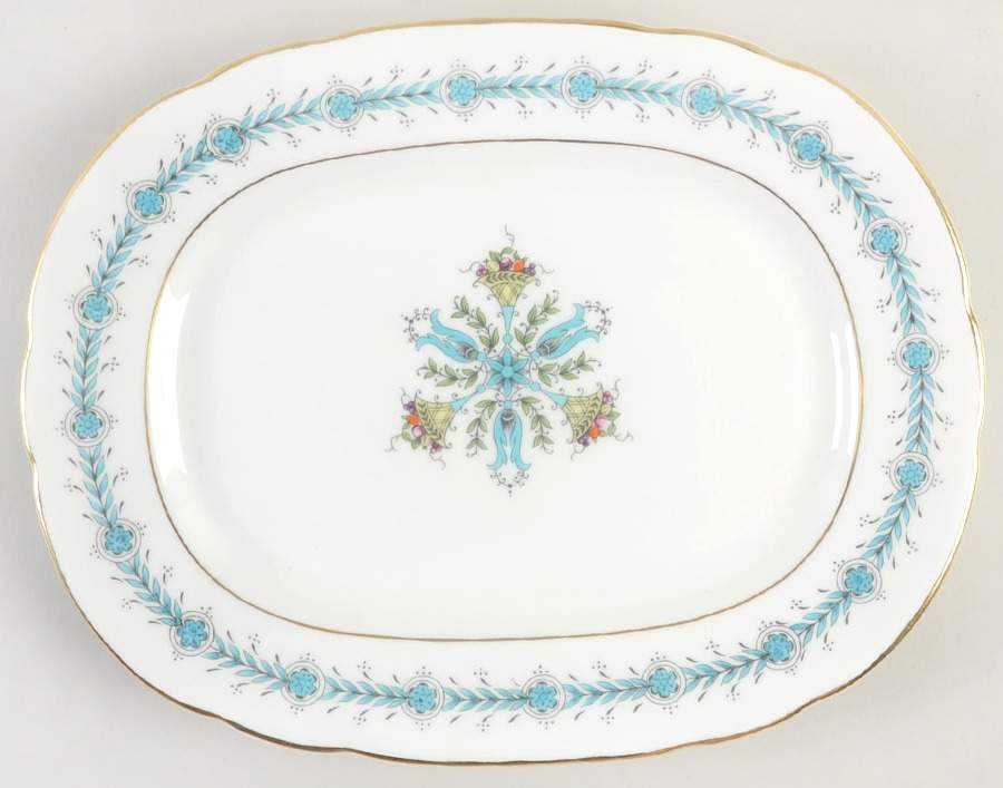 Geneva (Athens Shape) 11" Oval Serving Platter by Coalport-1