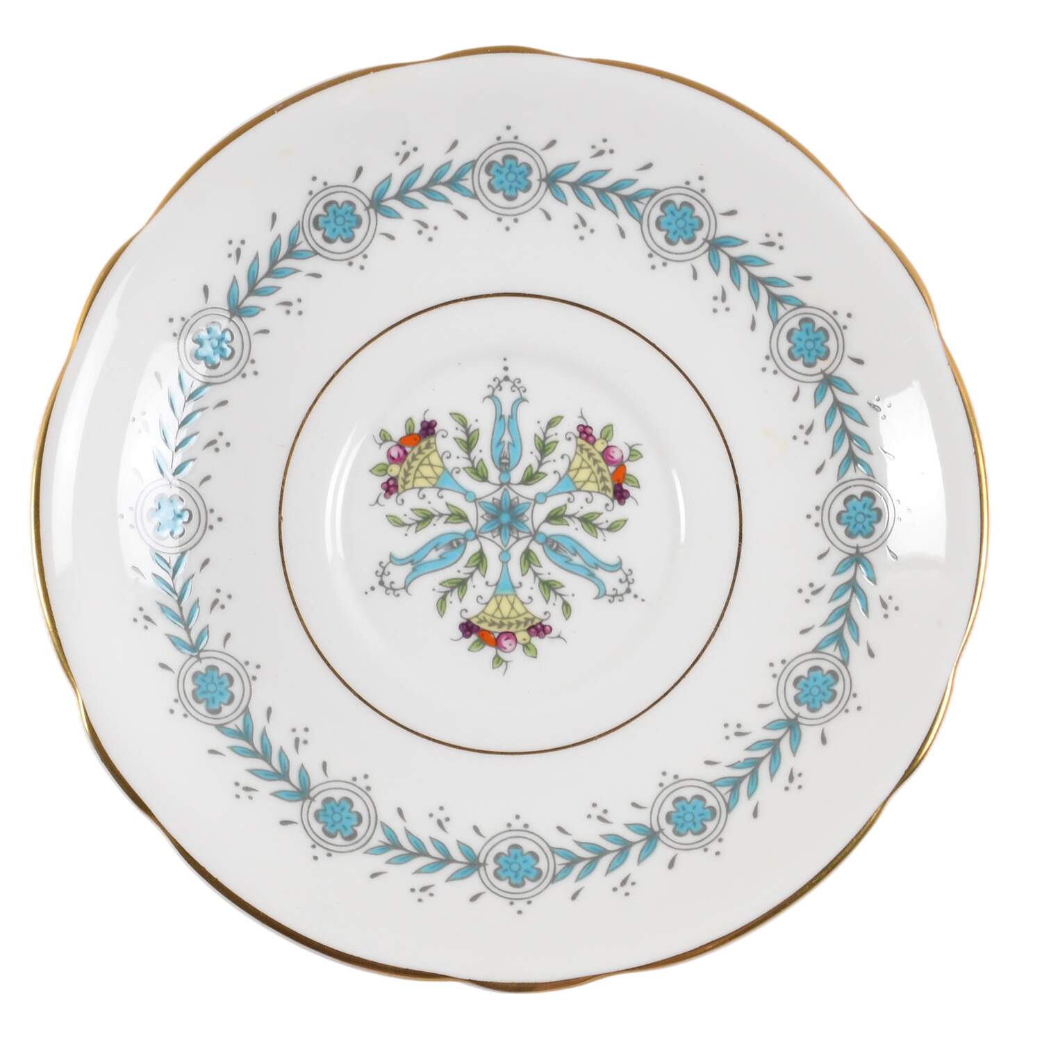 Geneva (Athens Shape) Saucer for Cream Soup Bowl by Coalport-1