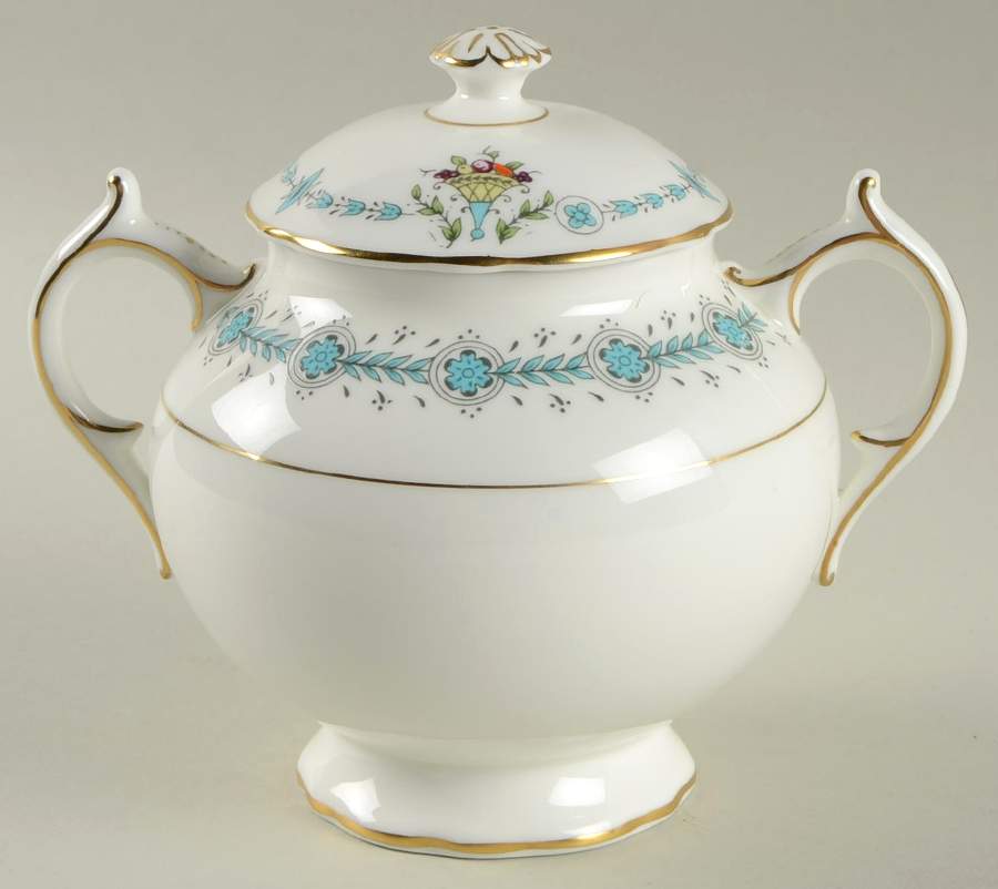 Geneva (Athens Shape) Sugar Bowl & Lid by Coalport-1