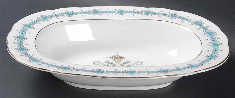 Geneva (Athens Shape) 10" Oval Vegetable Bowl by Coalport-1