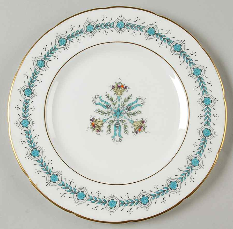 Geneva (Athens Shape) Salad Plate by Coalport-1