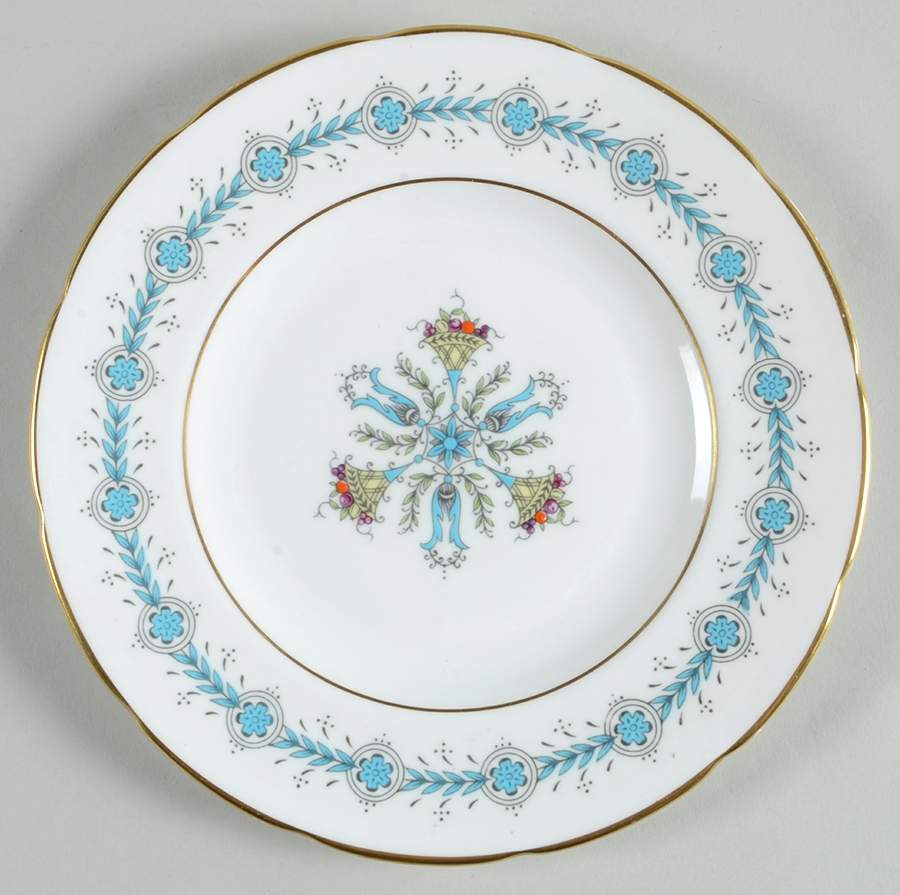 Geneva (Athens Shape) Dessert/Pie Plate by Coalport-1