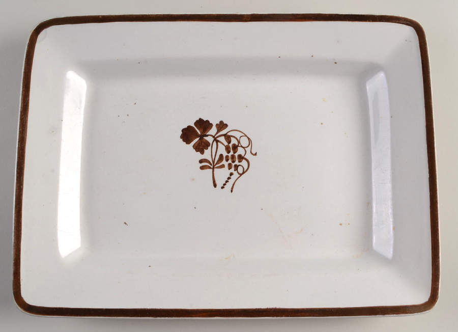 Coffeeberry 13" Rectangular Serving Platter by Clementson Bros-1