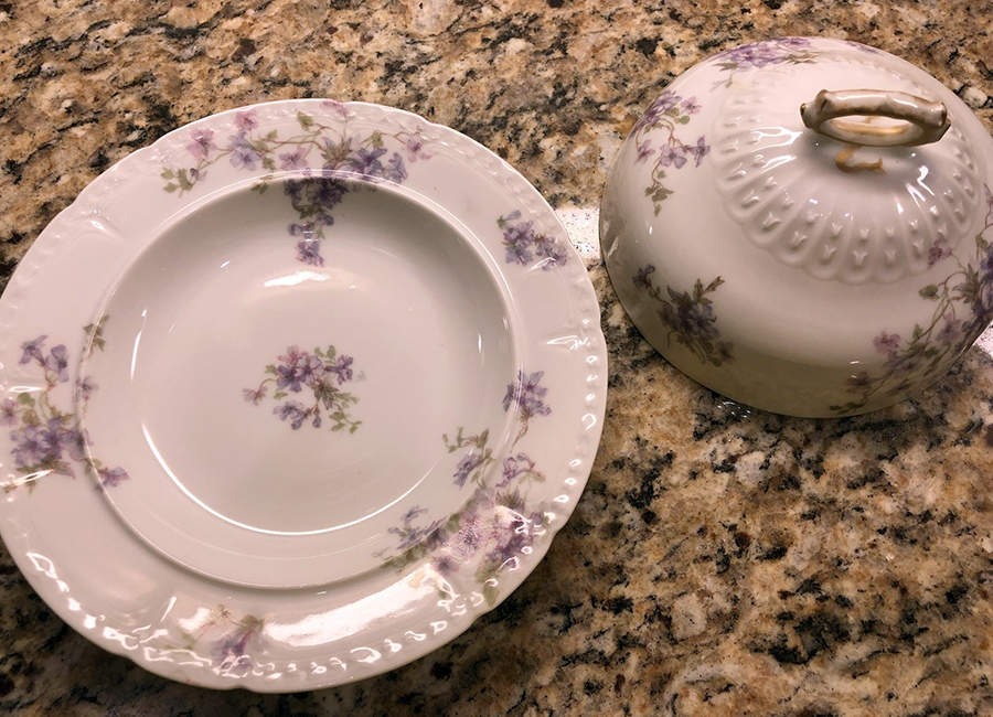 CHF565 Round Covered Butter by Charles Field Haviland-1