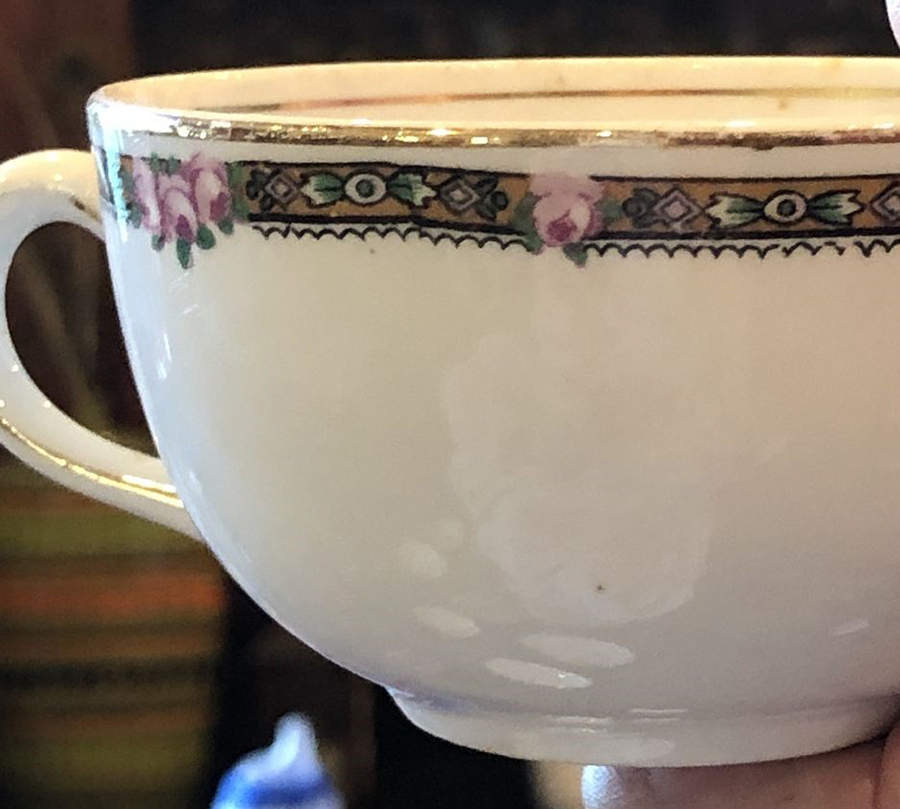 CRO166 Footed Cup by Crooksville-1