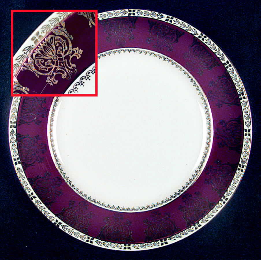 CRD115 Dinner Plate by Crown Ducal-1