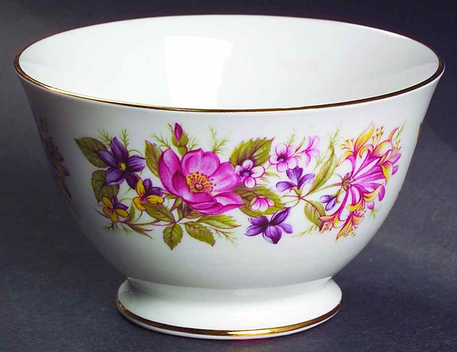 Wayside Open Sugar Bowl by Colclough-1