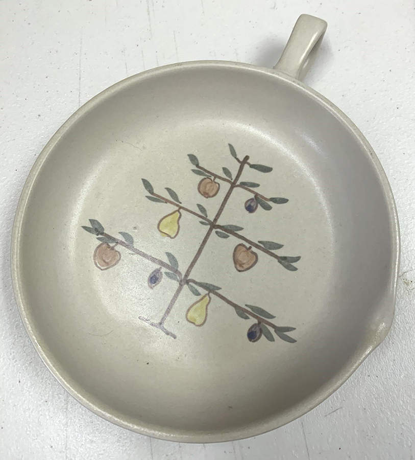 Tree of Life 7" Open Skillet by Chatham Potters -1