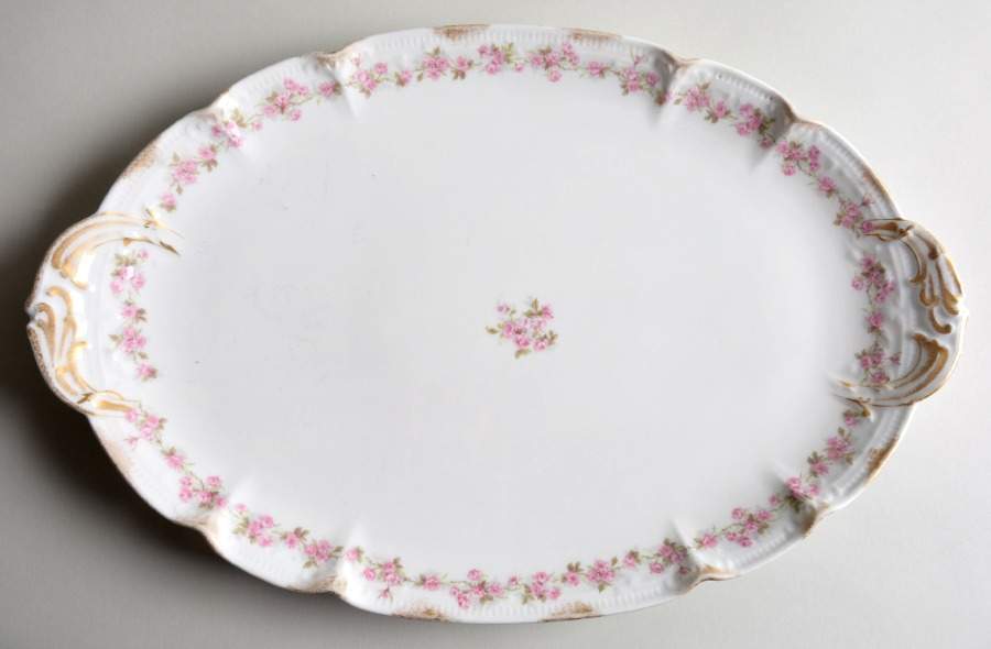 CHF569 17" Oval Serving Platter by Charles Field Haviland-1