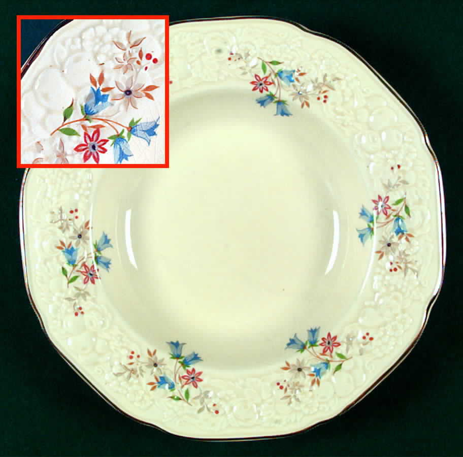 CRD116 Rim Soup Bowl by Crown Ducal-1