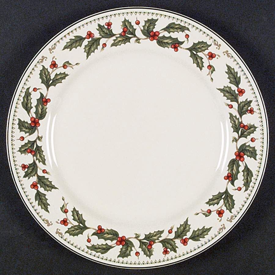 Ivory Holly (Japan) Dinner Plate by The Cellar (China)-1