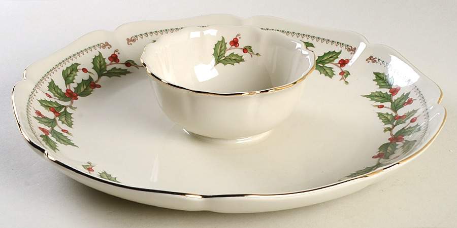 Ivory Holly (Japan) 1 Piece Chip & Dip by The Cellar (China)-1