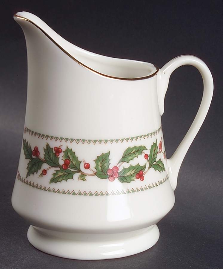Ivory Holly (Japan) Creamer by The Cellar (China)-1