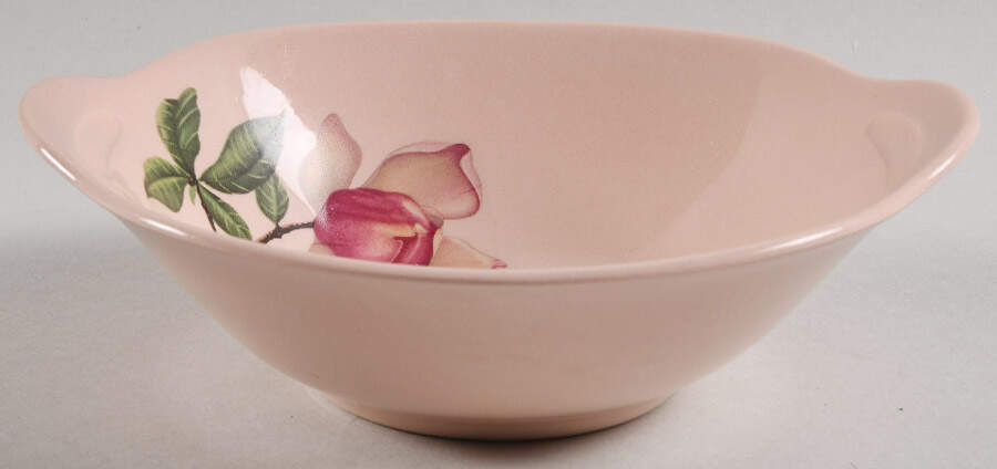 Southern Bell Pink Lugged Cereal Bowl by Crooksville-1