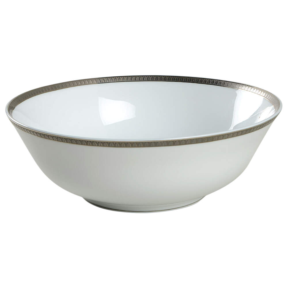 Malmaison (Platinum) 10" Large Salad Serving Bowl by Christofle-1