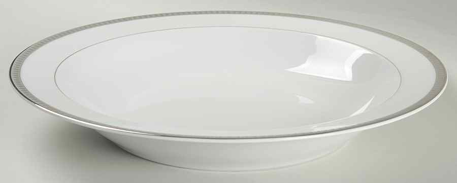 Malmaison (Platinum) 11" Large Salad Serving Bowl by Christofle-1