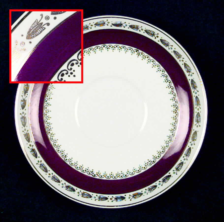 Warwick Saucer by Crown Ducal-1