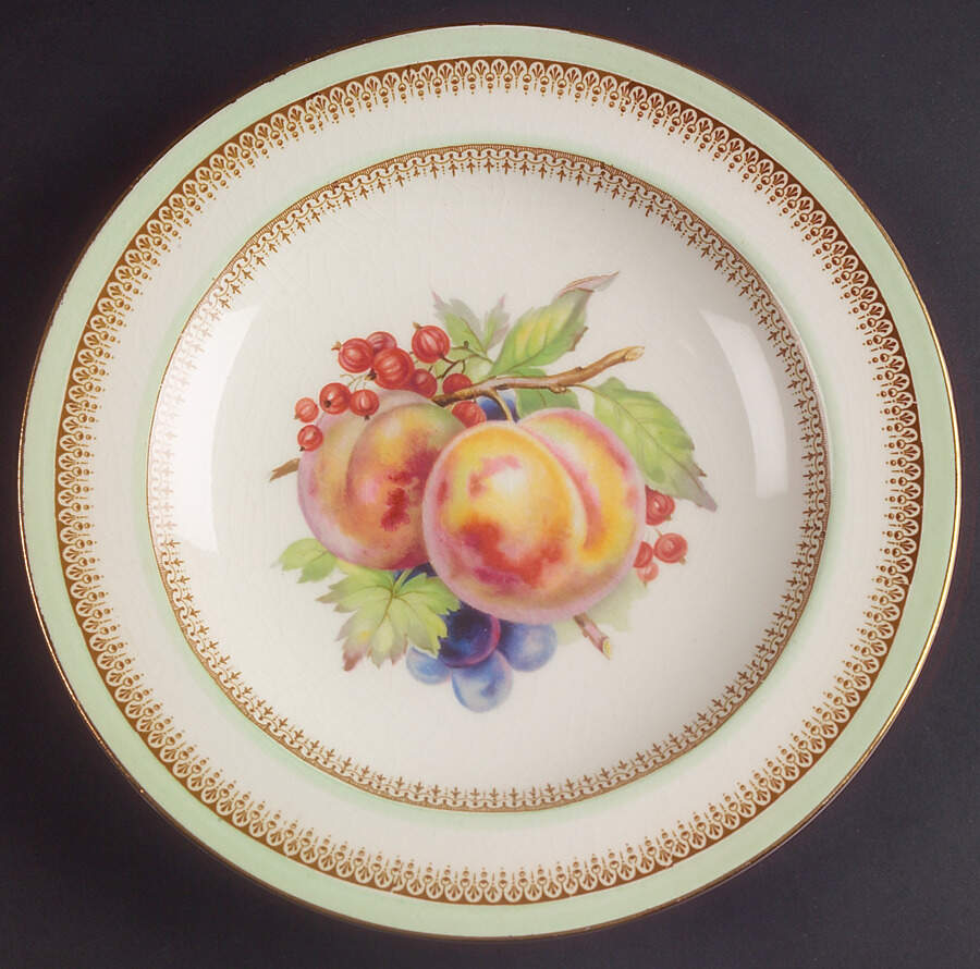 CRD118 (Green) Luncheon Plate by Crown Ducal-1