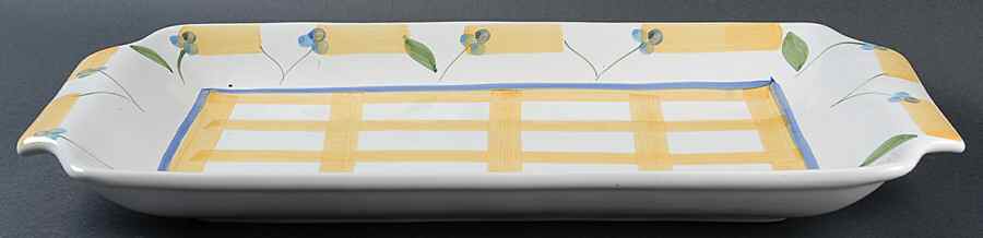 Zafferano 19" Rectangular Serving Platter by Caleca-1