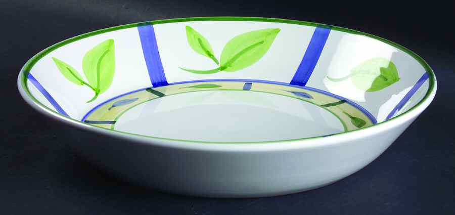 Leaf 14" Pasta Serving Bowl by Caleca-1