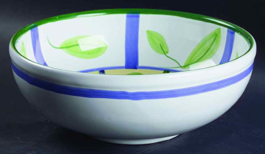Leaf 10" Large Salad Serving Bowl by Caleca-1