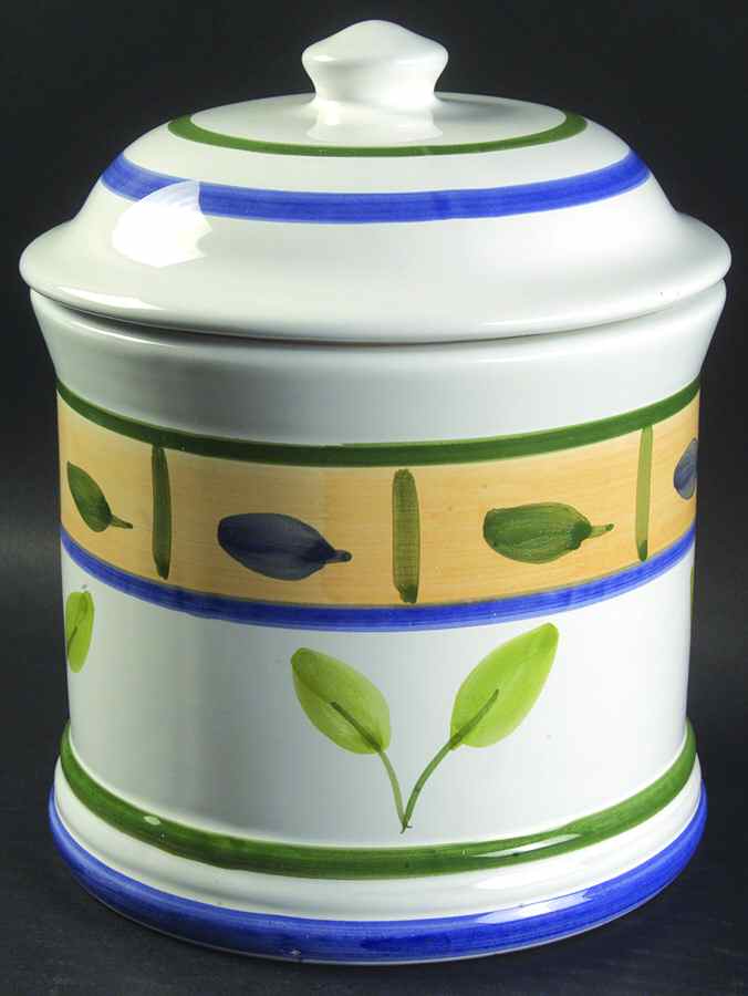 Leaf Large Canister & Lid by Caleca-1