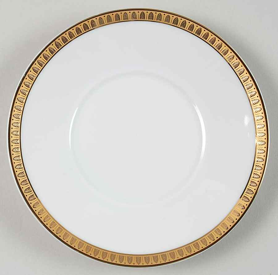 Malmaison (Gold) Saucer by Christofle-1