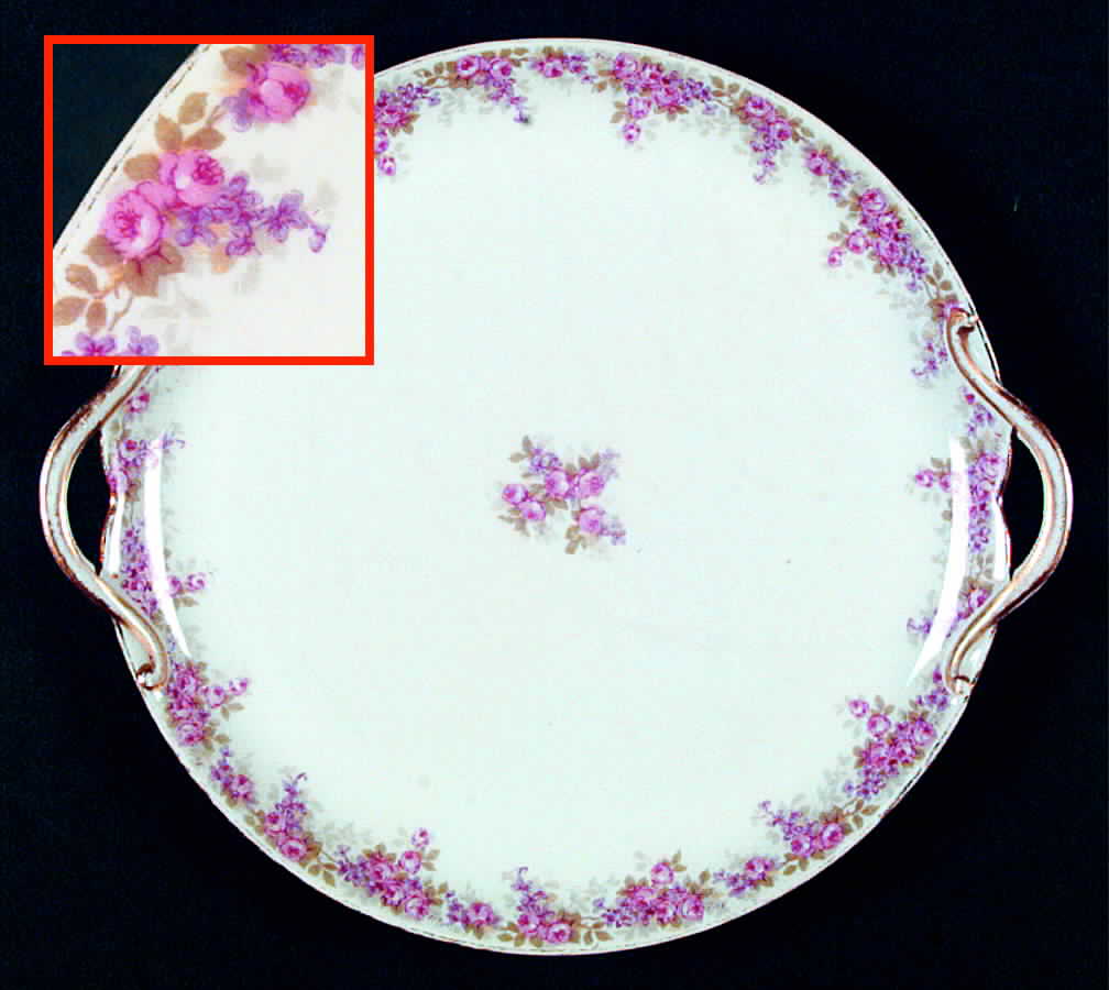 CHF585 Handled Cake Plate by Charles Field Haviland-1