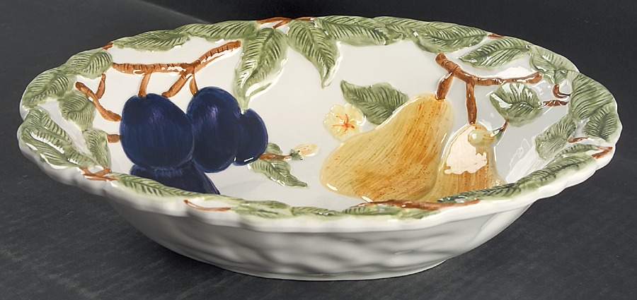 Summer Grove Sculptured Oval Serving Bowl by Charter Club-1