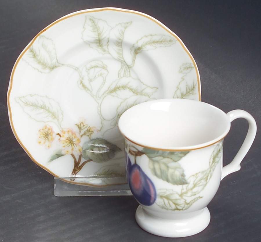 Summer Grove Footed Demitasse Cup & Saucer Set by Charter Club-1