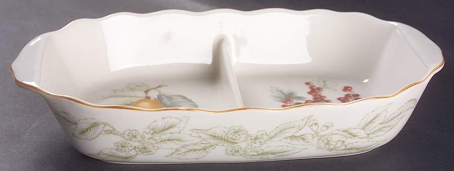 Summer Grove 11" Oval Divided Vegetable Bowl by Charter Club-1