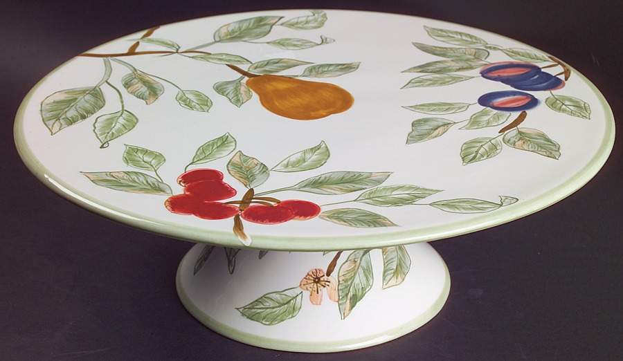 Summer Grove 14" Diameter Pedestal Cake Stand by Charter Club-1
