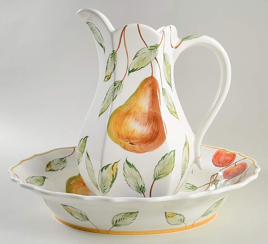 Summer Grove Large Pitcher & Bowl Set by Charter Club-1