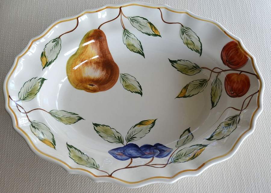 Summer Grove 16" Oval Vegetable Bowl by Charter Club-1