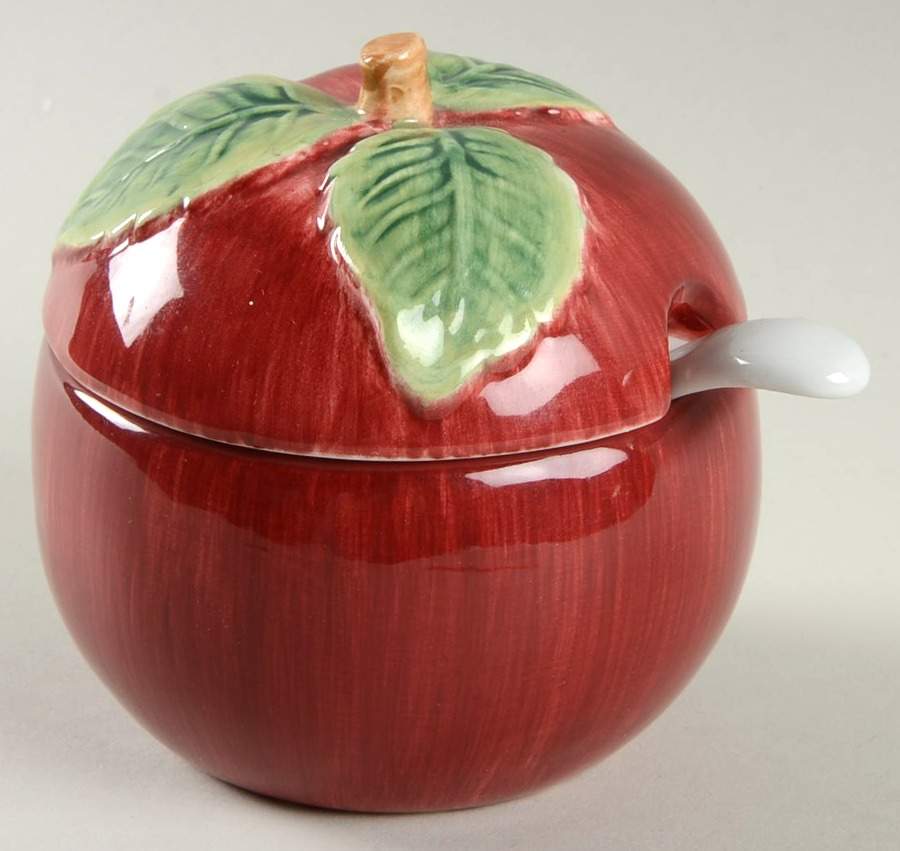 Summer Grove Figural Sugar Bowl with Lid & Spoon by Charter Club-1