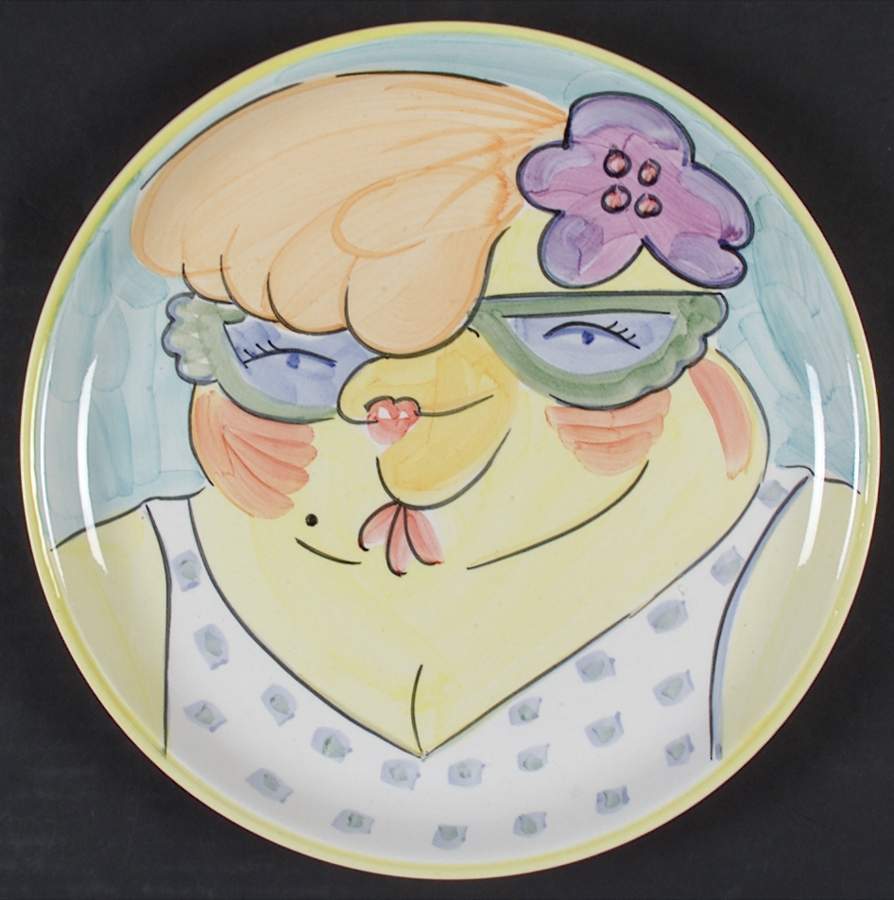 Hen Party Dinner Plate by Centrum-1
