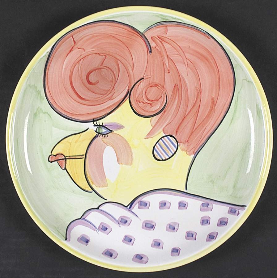 Hen Party Dinner Plate by Centrum-1