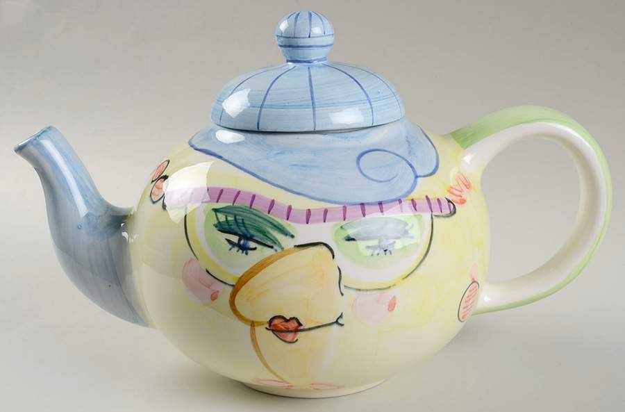 Hen Party Teapot & Lid by Centrum-1