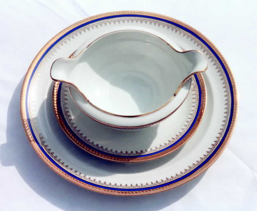 CNR11 Gravy Boat with Attached Underplate by Chastagner & Cie-1