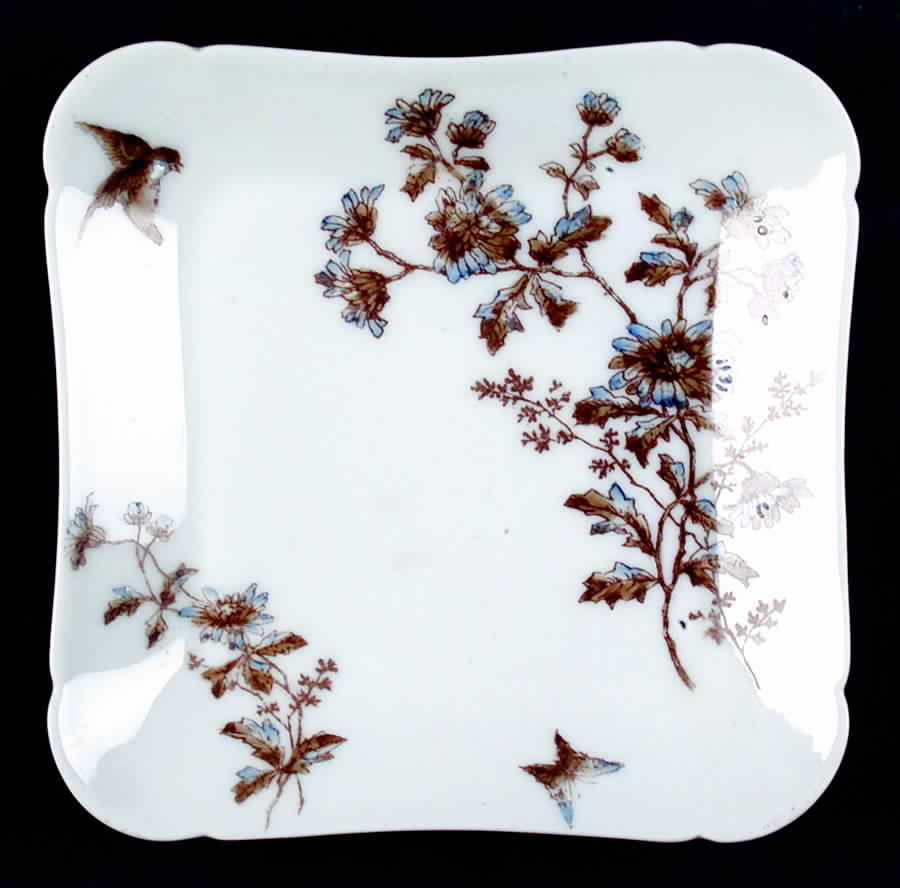 CHF588 6" Square Tray by Charles Field Haviland-1