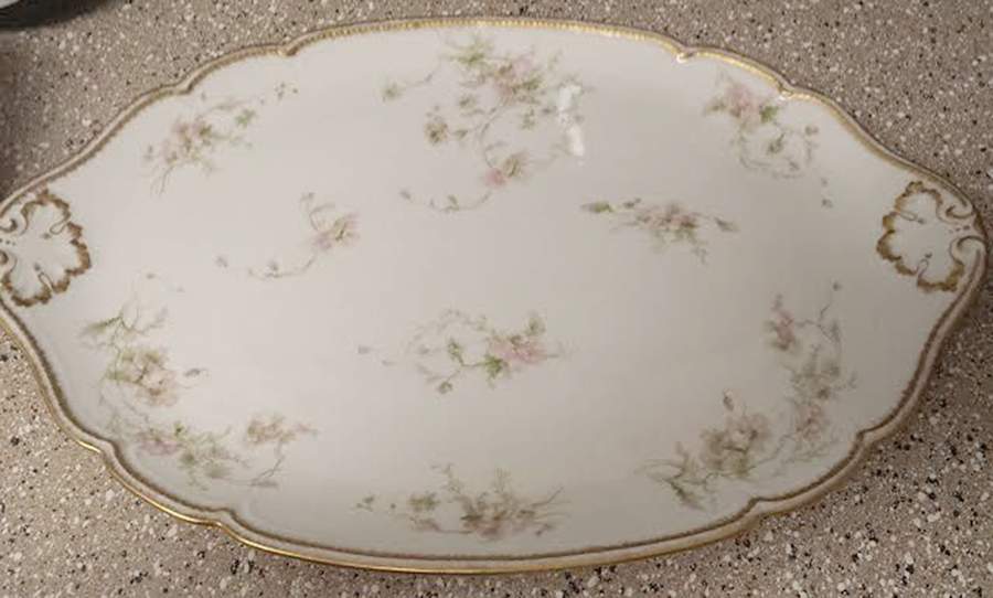 Schleiger 377a 17" Oval Serving Platter by Charles Field Haviland-1