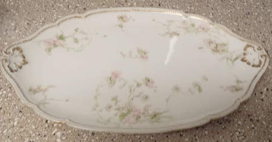 Schleiger 377a 12" Oval Serving Platter by Charles Field Haviland-1