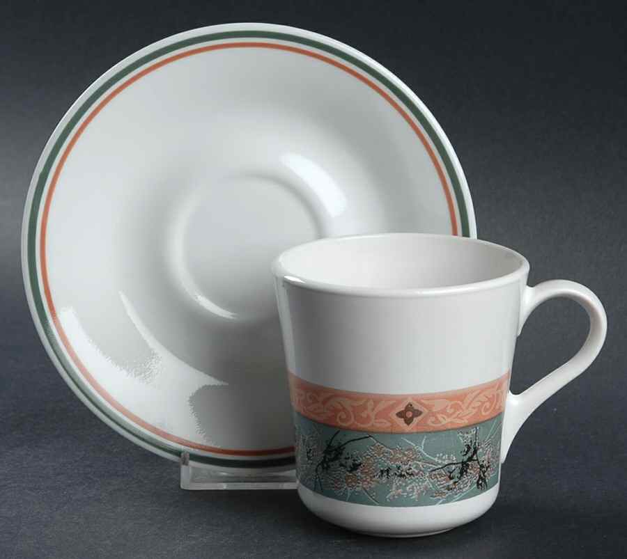 Mesa Verde (Corelle) Mug/Cup & Saucer Set by Corning Corelle-1