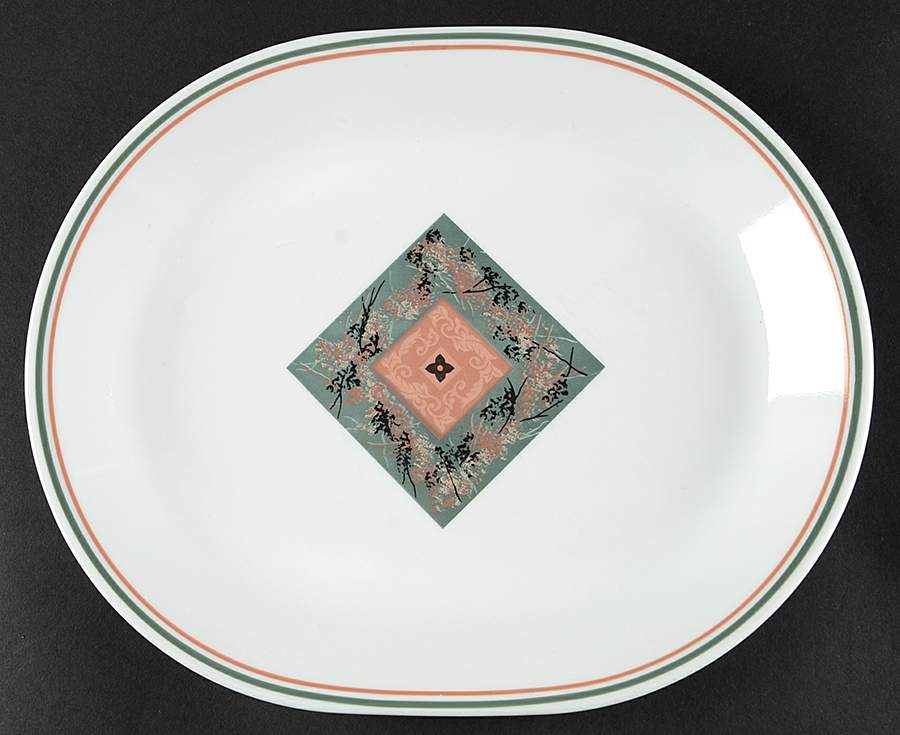 Mesa Verde (Corelle) 12" Oval Serving Platter by Corning Corelle-1