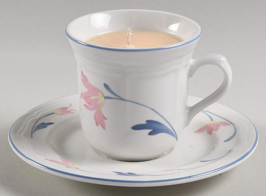 Avonlea Scented Cup & Saucer Candle-Lavender  HC by Citation-1