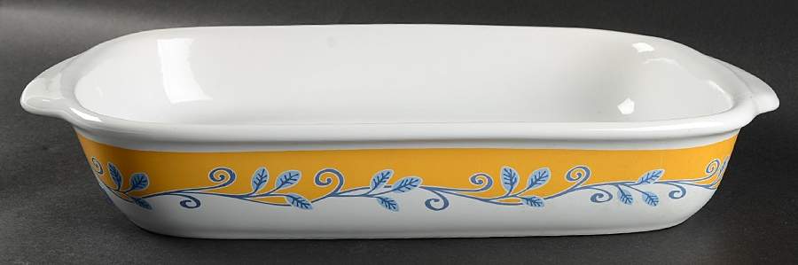 Casa Flora (Corelle) 15" Rectangular Roaster by Corning Corelle-1