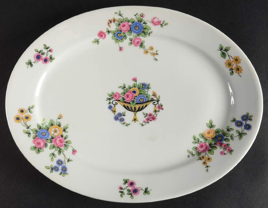 CHF593 11" Oval Serving Platter by Charles Field Haviland-1