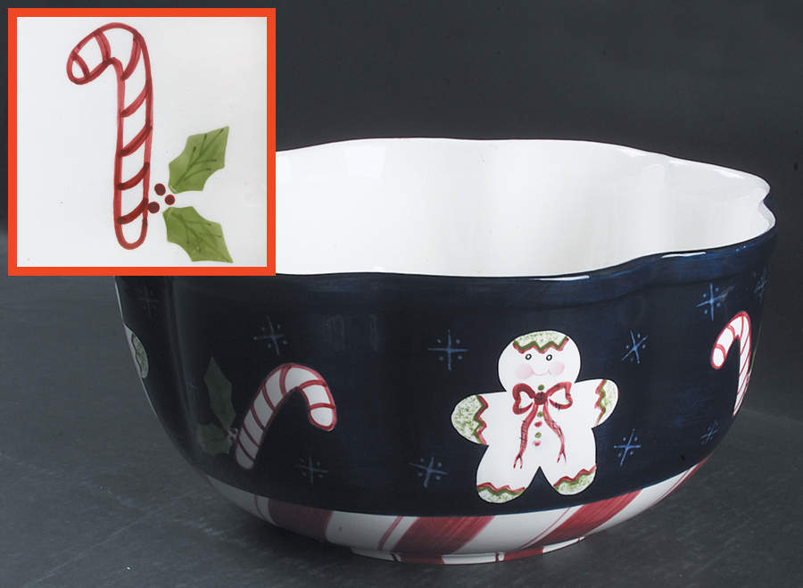 Christmas Twilight Collection Punch Bowl by The Cellar (China)-1