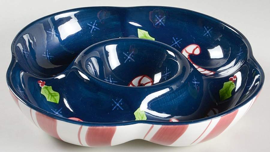 Christmas Twilight Collection 1 Piece Chip & Dip by The Cellar (China)-1