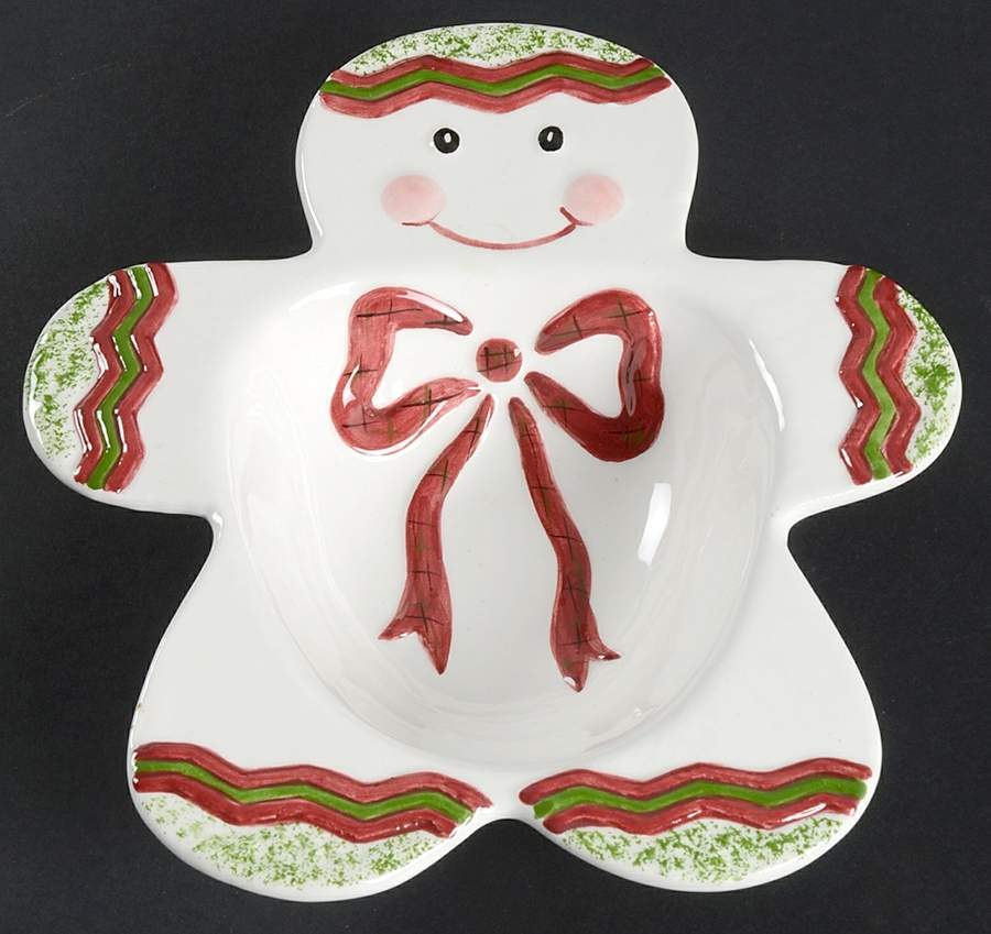 Christmas Twilight Collection Figural Dessert Bowl by The Cellar (China)-1